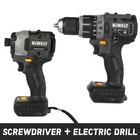 Brushless Cordless Impact Driver Electric Drill Screwdriver Power Tool Kit