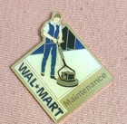 Vintage Walmart Maintenance Employee Associate Vest Lapel Pin