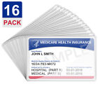Medicare Card Holder Protector Sleeves Clear Pvc For Credit Card Business Card