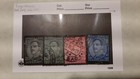 1934 Yugoslavia Sc  102 104 106 109 King Alexander Memorial Issue Black Borders