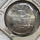 1961 Kansas Statehood Centennial Silver Medal Hk-586 So-called Dollar Bu    