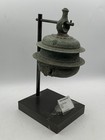 Antique Khmer Angkor Bronze Elephant Bell 12th-18thc Clapper Inside Stand Rare