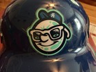Game Used Worn Asheville Tourists Batting Helmet Milb Houston Astros Milb