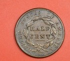 1828  13 Stars  Classic Head Half Cent  vf   free S h After 1st Item 