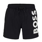 Hugo Boss Men s Swim Trunks Large Contrast Boss Logo Quick-drying Swimsuit