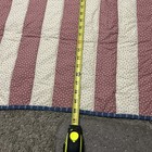 Rare Vintage American Flag Blanket Small Blanket 40 x30   Quality 