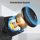 Comiso Wearable Bluetooth Speakers  Clip-on Portable Mini 74 49 33mm  Black
