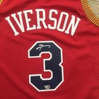 Allen Iverson Philadelphia 76ers Autographed Mitchell   Ness Swingman Jersey