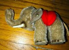 Vintage Steiff Stuffed Animal Mohair Elephant 6307 0 Miniature Ear Button Plush
