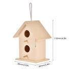 New Wooden Bird House Hanging Nesting Box Birdhouse For Outdoor Garden