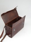 Vintage Sbb Swiss Federal Railways Medic Paramedic Bag Sattchel Leather Brown