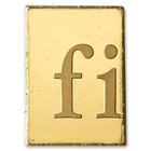 1 Gram Gold Bar  999 Fine - Random Design  Brand Varies