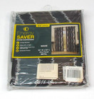 Energy Saver Room Darkening Curtain Panel Color Wave Metal 54 w X 63  L