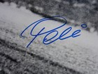 Pele Soccer Superstar Signed 16x20 Bicycle Kick Photo Psa dna Autographed