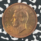 1952 South Africa 1 Penny Lot f7843 Proof 