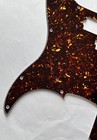 Electric Guitar Pickguard For Fender  62 Precision P Bass 4 Ply Brown Tortoise
