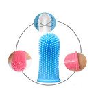 Pet Dog 360   Finger Brush Toothbrush Full Surround Silicone Bristles Oral 1pcs