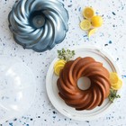 Nordic Ware Formed Swirl Bundt   Pan With Cake Keeper