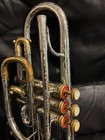 King Tempo Coronet Silver And Brass With Case