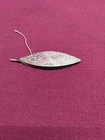 Antique German Silver Tatting Shuttle Marked Gersilver 3    L  1890-1910