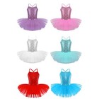 Kids Girls Ballet Modern Leotard Playwear Dress Tutu Uniform Show Dancewear