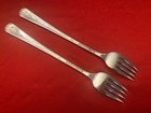 Elegance Rogers International Silverplate Set Of 2 Grille Forks 1954