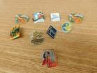 Hot Air Balloon Lapel Clothing Pin Brooch Lot Of 9 Pins  