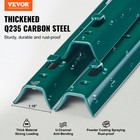 Vevor 5 Feet Fence Post 10 Pack T-post Heavy Duty Metal Fence Posts Green