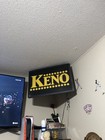 Keno Lottery Advertising Light Up Sign 