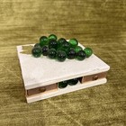 Vintage Match Holder Mid Century Modern Lucite Grapes Table Decor