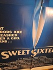 Sweet Sixteen Movie Poster Vintage Original One Sheet Folded 27x41 Horror 