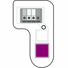 Chamberlain Liftmaster Garage Door Opener Remote Part For Purple Learn Button