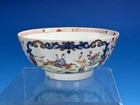 Chinese Imari Bowl Export Porcelain Mandarin Ladies Qing Qianlong 18th Century