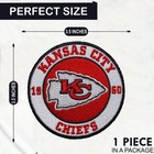 Kansas City Chiefs Nfl Team Logo Iron On Patch - Sew Patch - Embroidered Patch