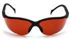 Pyramex Venture Ii Safety Glasses Black Frame With Bronze Lens