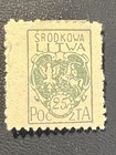 Central Lithuania 25 Mark       rodkowa Litwa     Poczta     Early Issue