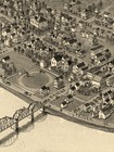 Bird s Eye View 1896 Tionesta Pennsylvania Vintage Style City Map - 18x24