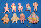 Nine Renwal Baby Dolls - Vintage - 1940s-1950s - All Different   Excellent Cond 