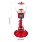 Spiral Fun Gumball Bank Kids Twirling Candy Dispenser Machine Snacks With Stand