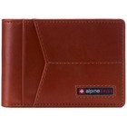 Alpine Swiss Mens Slimfold Wallet Rfid Blocking Genuine Leather Thin Bifold Fpw