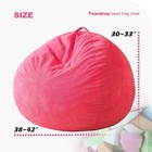 Bean Bag Chair  Teardrop Bean Bags With Memory Foam Filled  Compact Beanbag