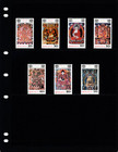  4 25 Scott Value  - 1990 Mongolia Buddhist Deities Art Culture Cv Mnh Nh Umm