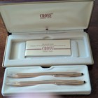 Cross Classic 14k Pen   Pencil 2-piece Writing Instrument Set In Cross Case