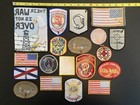 Lot Of 19 Collectible Vintage Patches  military  Fire  Usa  Sports  Travel 