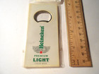 Heineken Premium Light Lager Beer Bottle Opener Magnetic Refrigerator Pocket New