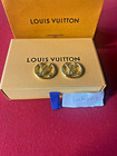 Louis Vuitton Hoop Louise Gold Earrings