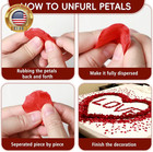 1200 Pcs Artificial Silk Rose Petals Decoration For Romantic Night  Wedding  Eve