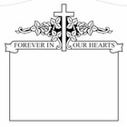 Cemetery Headstone- Large Granite- Includes Engraving- Multiple Design Options-