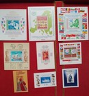 Lot Of 9 Bulgarian Blocks Mnh Unused  Some Numbered Blocks Bulgaria 