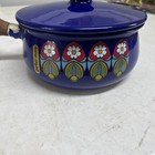 Vtg  Peter Max Fondue Pot Great Condition